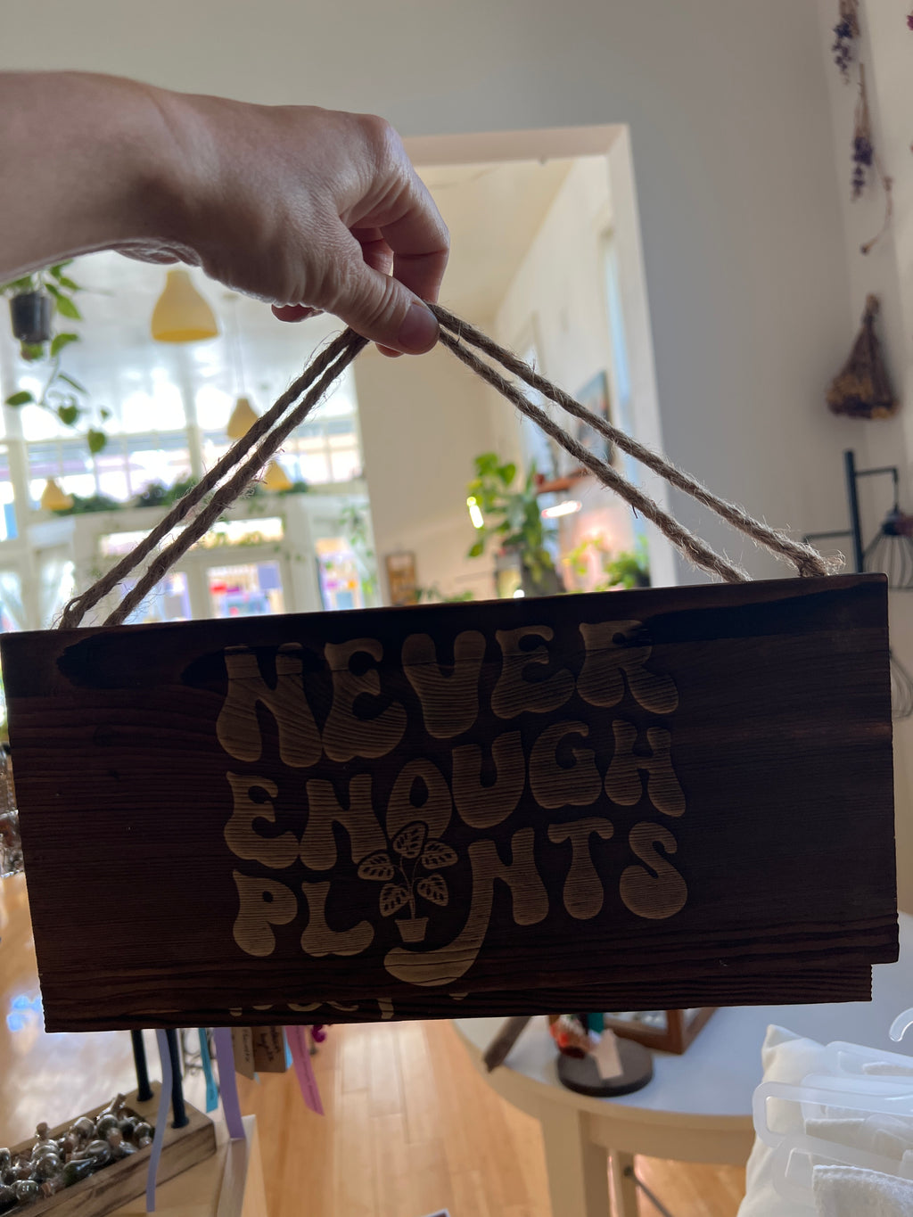 Ambrosine Wood Engraved Signs