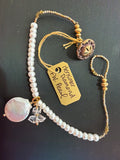 Nancy Tillisch 9564 white pearl diamond bracelet