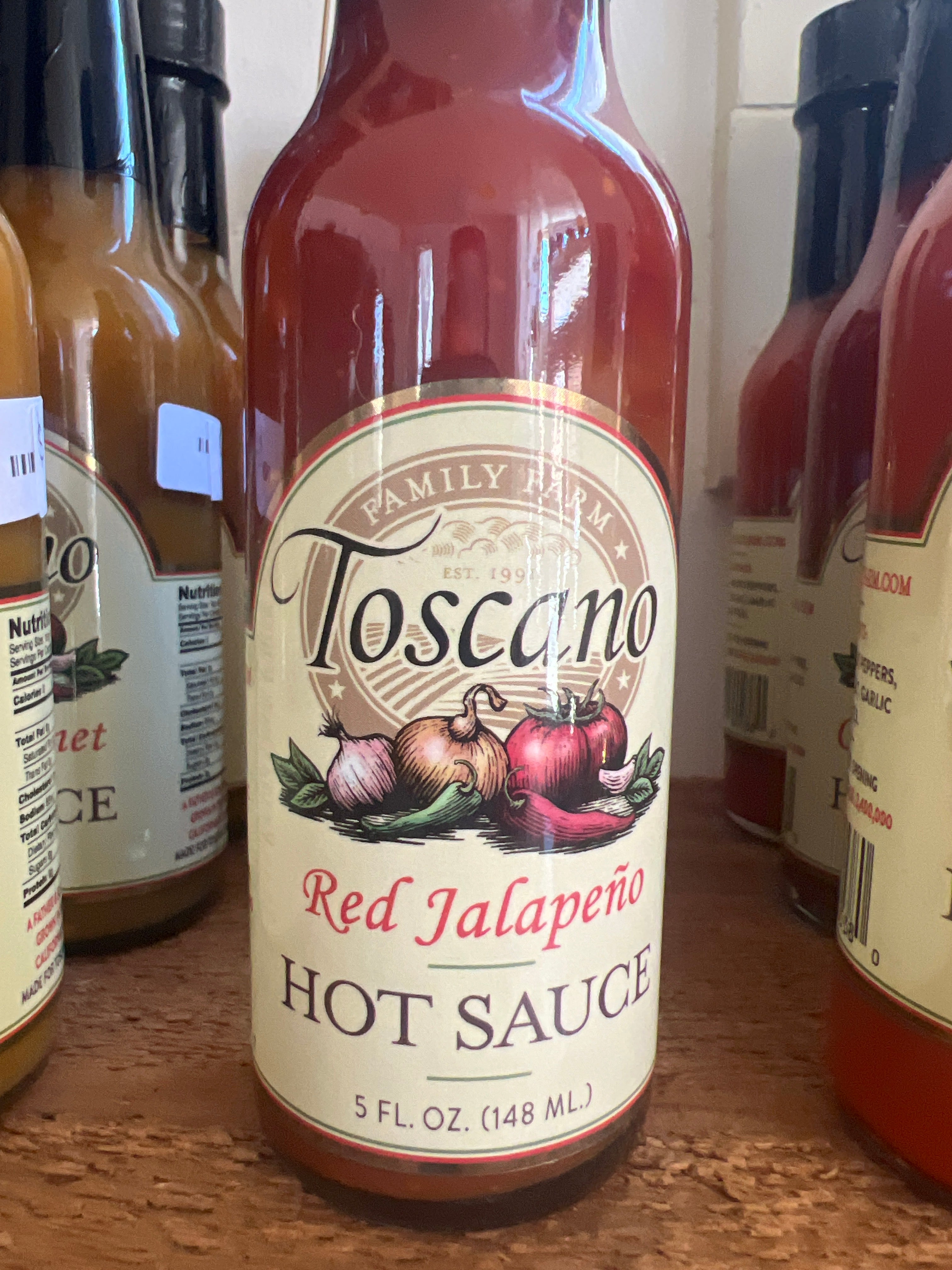 Toscano Hot Sauce Red Jalapeño