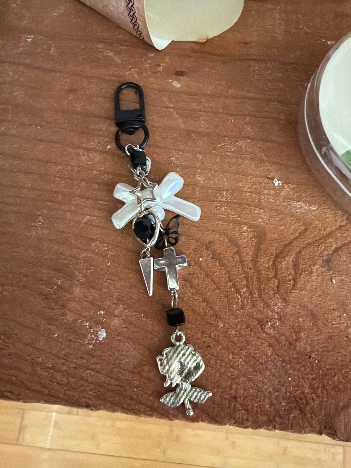 Alo boutique key chain