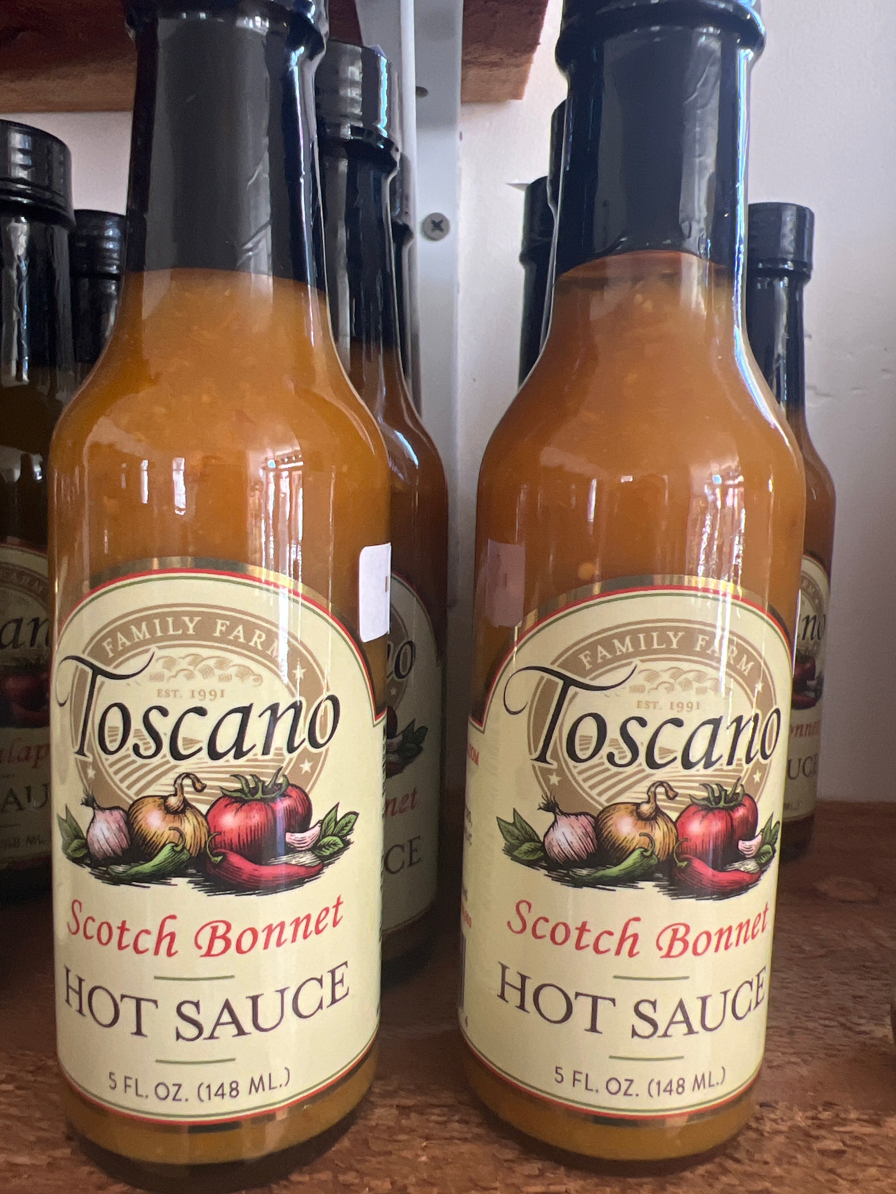 Toscano Hot Sauce Scotch Bonnet