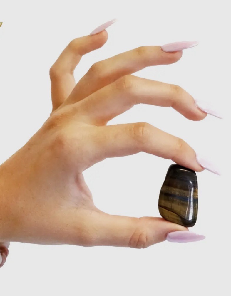 Tigers Eye Tumbled Gemstone