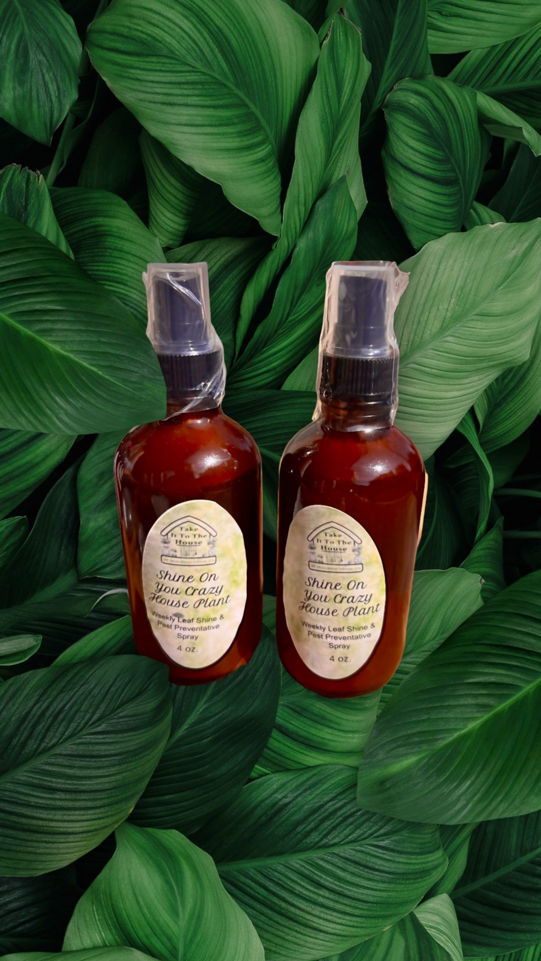 Shine On You Crazy House Plant Weekly leaf shine and pest preventative